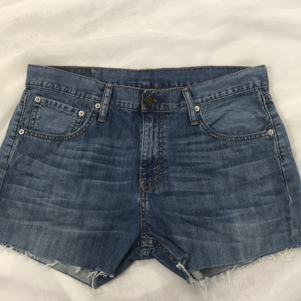 Levi’s 527 red tab jean cutoffs Size 33 - Picture 4 of 8